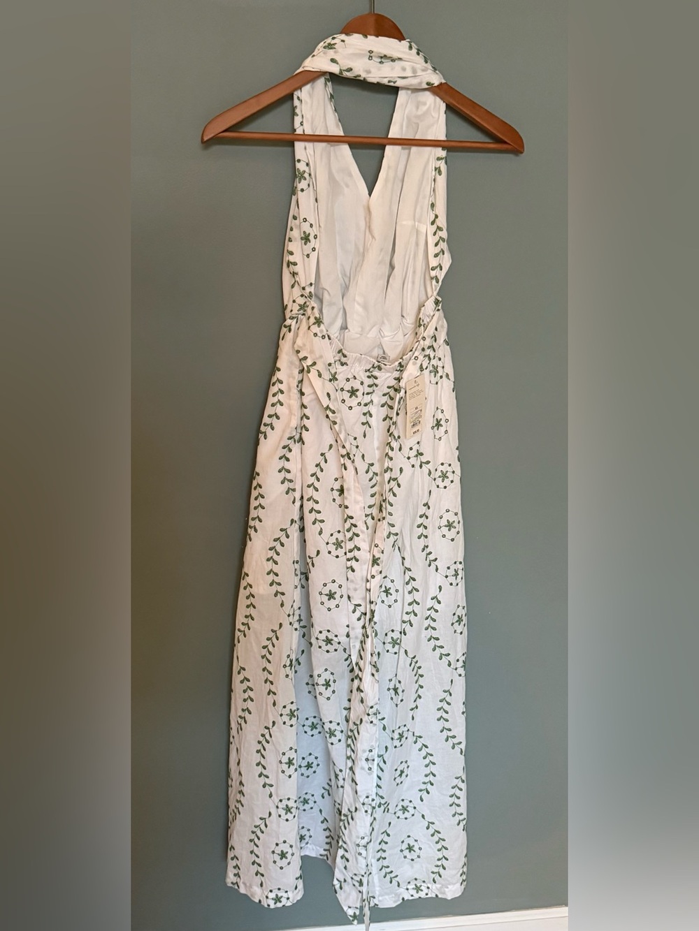 NWT A New Day for Target Open-Back Halter Maxi Sundress with pockets Size XS - Picture 6 of 9